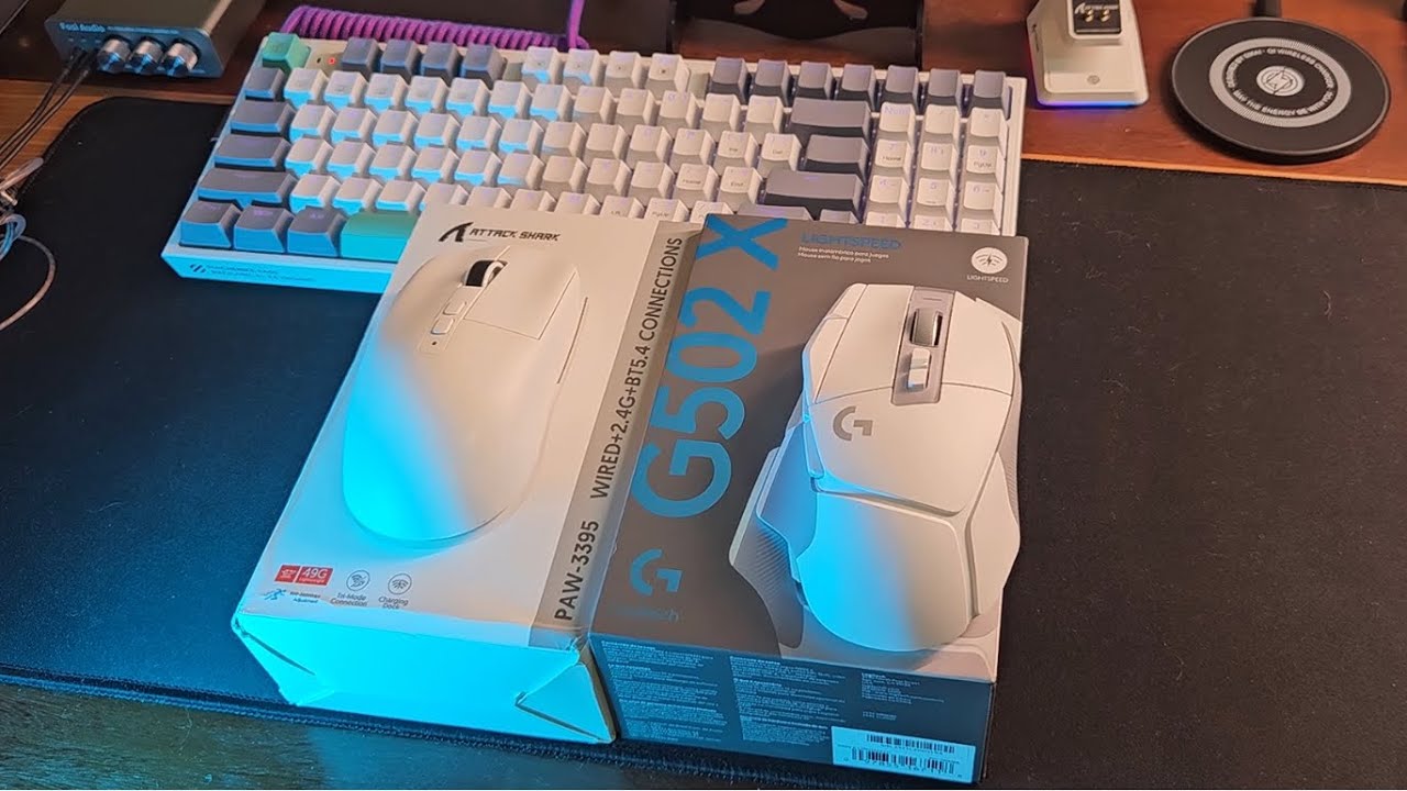 Logitech G502 X LightSpeed vs Attack Shark X6 - Comparativo, testes e jogos.
