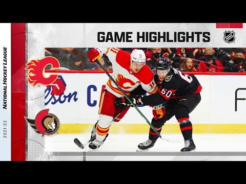 Flames @ Senators 11/14/21 | NHL Highlights