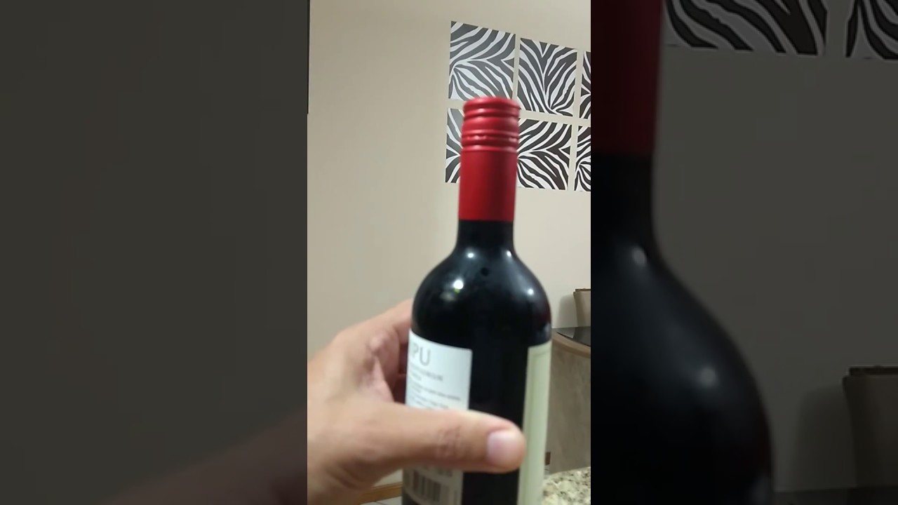 Com abrir garrafa de vinho com tampa de rosca (sem rolha). How to open screw cap wine (no cork)