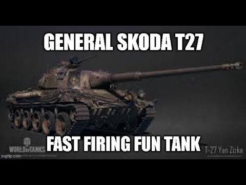 General Skoda T27 Fast Firing Fun Tank ll Wot Console