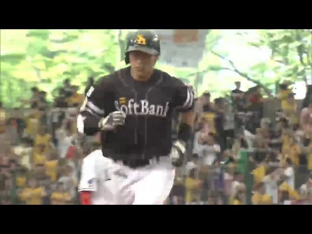 【9回表】ホークス・柳田今季5号ソロで貴重な追加点!! 20165/22L-H