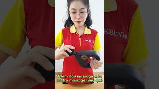 Giảm đau nhức cơ bắp toàn thân cùng súng massage cầm tay Nikio NK-273 - Kèm dây đai mát xa