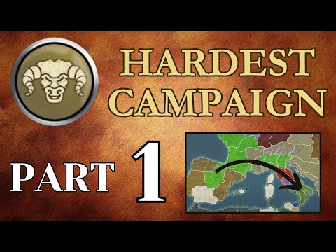 The HARDEST Vanilla Rome Total War Campaign - Spain Part 1