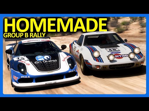 Forza Horizon 5 Online : Homemade Group B Rally Car Challenge!!