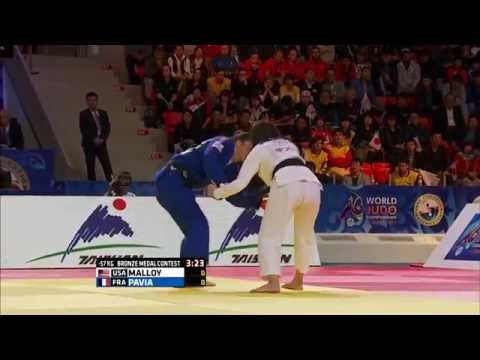 Automne Pavia vs Marti Malloy World Judo Championships 2015 - Astana
