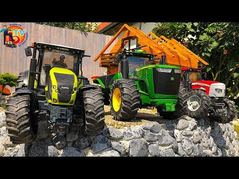 RC TRAKTOR John DEERE Claas Axion McCormick pulls Farm vehicles