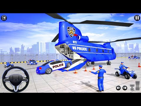 Grand Police Cargo Vehicles Simulator - Transporter Police Car Driver 3D - Android Gameplay