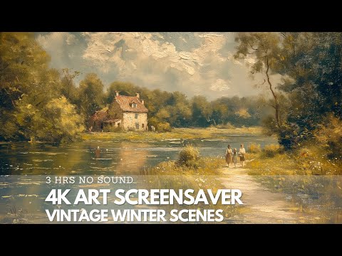 Vintage Art Slideshow for TV French County screensaver for your TV