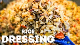 Creole Rice dressing | Don't call it DIRTY RICE Thanksgiving recipe