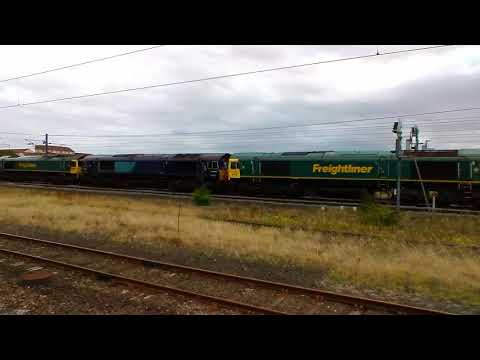 66 x3 Freightliner Engine Move 0D50 Tyne Yard SS - Leeds Balm Road 29/8/17