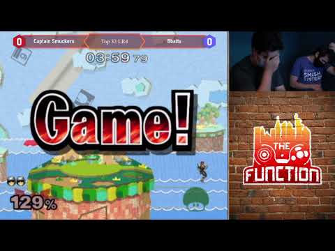 The Function: Bbatts (Peach) vs Captain Smuckers (Captain Falcon) - Top 32 LR4 SSBM