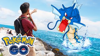 POKEMON GO AT THE BEACH!!! (Pokemon Go Gameplay)