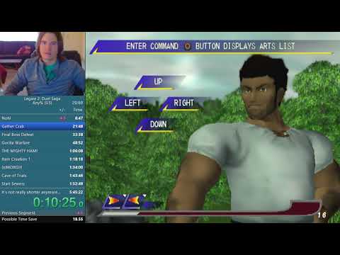 Legaia 2: Duel Saga any% Speedrun World Record in 5:38:05