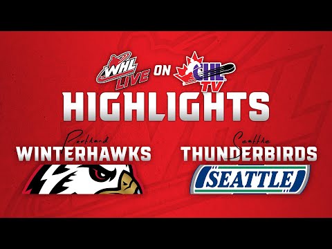 Portland Winterhawks at Seattle Thunderbirds 3/22 | WHL Highlights 2024-25