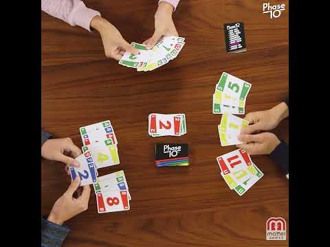 Mattel PHASE 10 - sutampančių kortų žaidimas video