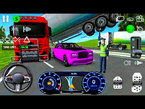 Real Driving Sim #11 Timed Run & Accident ! Car Games Android gameplay