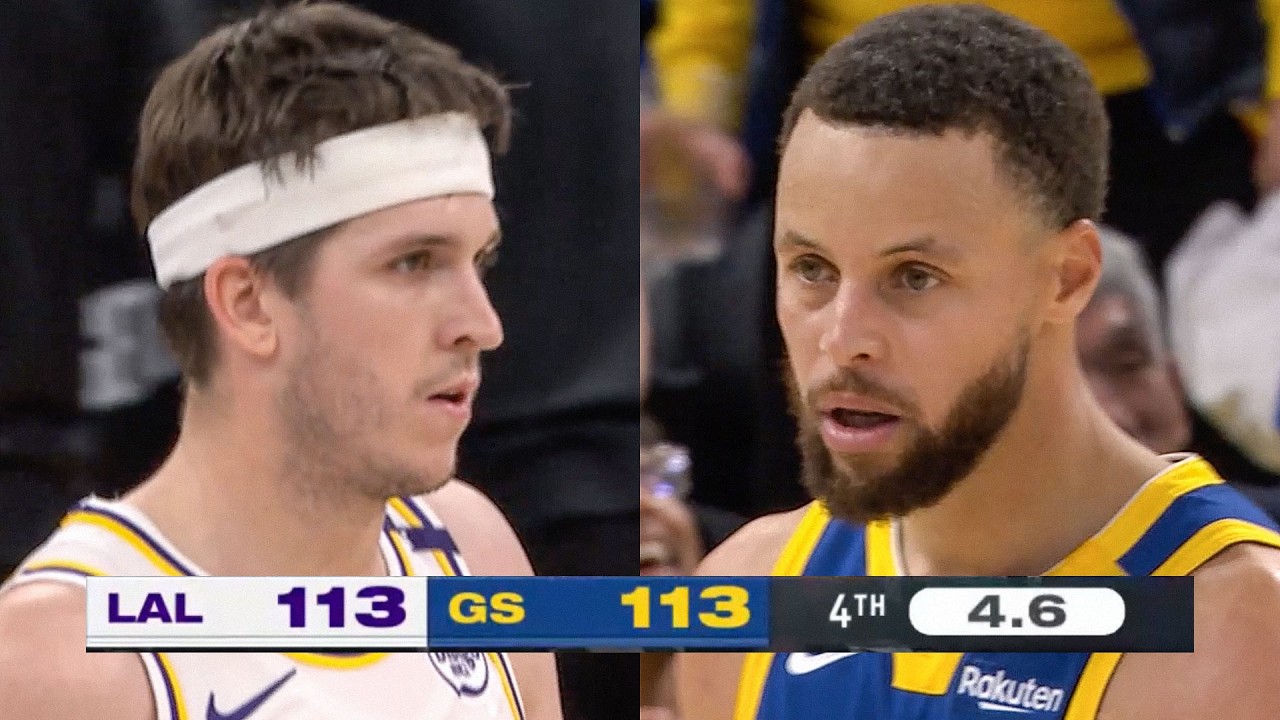 Lakers vs Warriors INSANE 2024 CHRISTMAS ENDING UNCUT