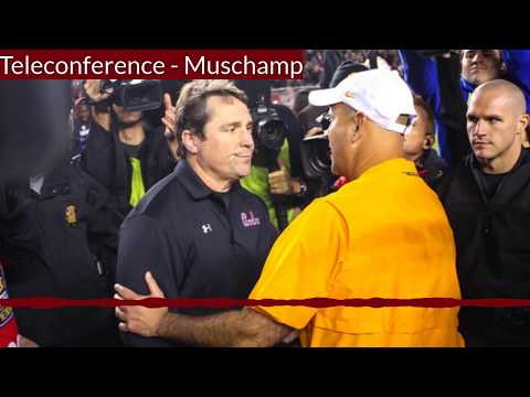 Will Muschamp - SEC Teleconference - Tennessee vs. South Carolina Gamecocks