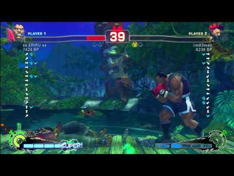 SSF4 Rank Match  xx ERIRU xx(BO)  vs  iim83man(GO)