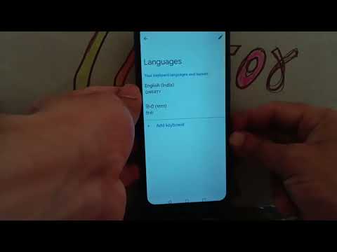 how to change keyboard language in Honor 20i mobile
