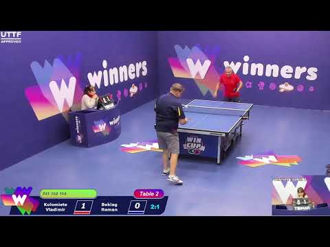 WINners CUP table 2  17.11 Kolomiets Vladimir - Boklag Roman  17:00