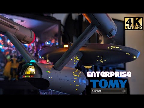 TOMY STAR TREK ENTERPRISE 1701 1/350 scale Review & Unboxing Die-Cast Model