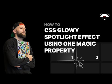 Css Glowy Spotlight Effect Using One Magic Property Css Javascript Webdevelopment
