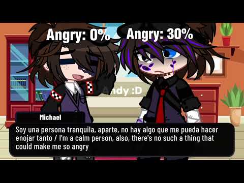 "Angry level"//Trend?Meme?//GC//FNaF//Ft. Michael & Evelyn//Andy :D