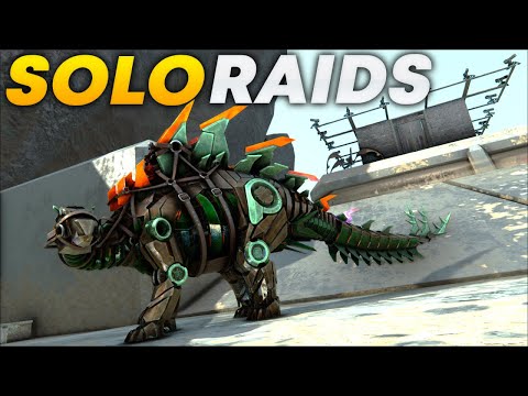 SOLO Raiding Every Extinction Base I See - ARK