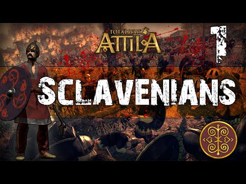 Total War Attila LEGENDARY Sclavenians Let's Play Ep 1 OUR JOURNEY BEGINS!!!!!
