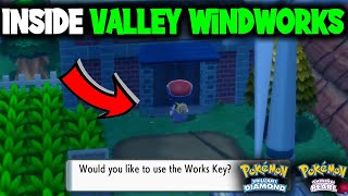 HOW TO GET INSIDE THE VALLEY WINDWORKS ON POKEMON BRILLIANT DIAMOND AND SHINING PEARL