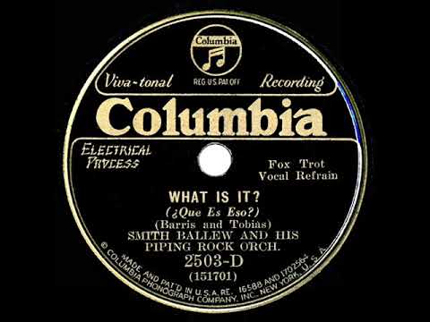 1931 Smith Ballew - What Is It?