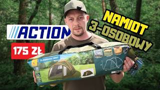 Namiot 3 osobowy z Action za 175 PLN | Kopułowy Froyak