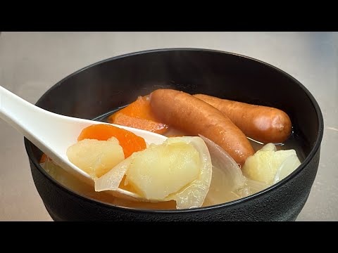 【新玉ねぎの甘みが最高✨】簡単ポトフの作り方🥕🥔🍲