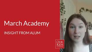 March Academy, Alumnus Video Review from Ellia Huntley