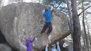 Video thumbnail of El Talador, 7a+. La Pedriza