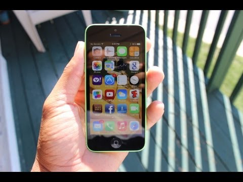 iPhone 5C hands on review WALKTHROUGH (GREEN)