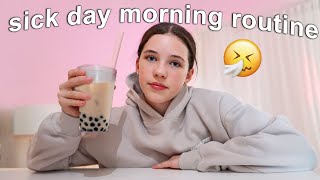 MY SICK MORNING ROUTINE 🤧