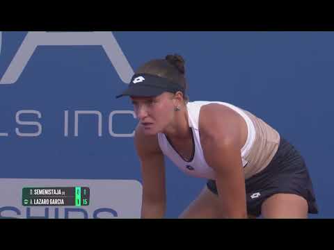 Darja Semenistaja [3] (LAT) vs Andrea Lazaro Garcia (ESP) // 4-6 6-3 5-7 / W125 Mallorca / 2nd Round