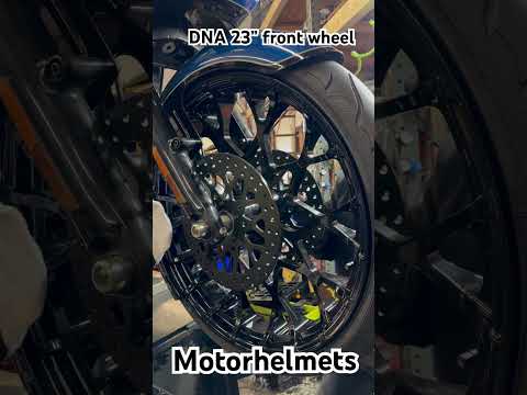 Motorhelmets Front Wheel Install 23" Prodigy Wheel Harley Davidson #shorts