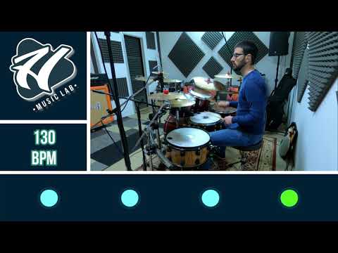 Let's Play Together - Shuffle Drum Groove 130 BPM