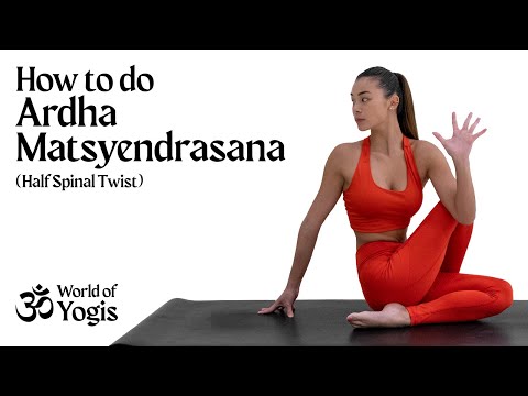 Asanas - How To Do Ardha Matsyendrasana (Half Spinal Twist)