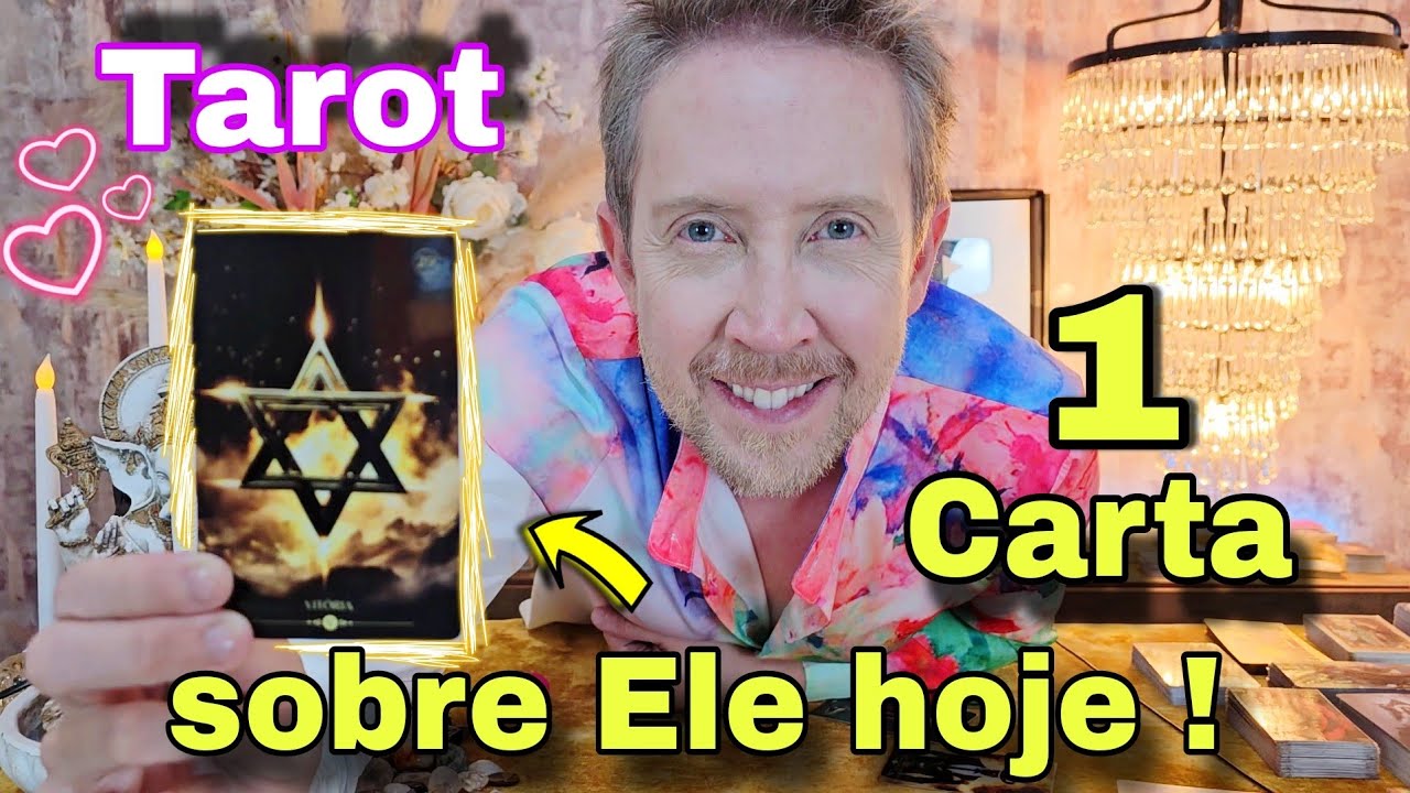 1 CARTA SOBRE ELE HOJE !QUAL A ENERGIA DELE HOJE EM RELAÇÃO A VOCÊ ?rei do oráculo hoje,bubatarohoje