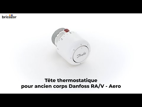 Tête thermostatique pour anciens corps Danfoss RA/V ou RA/VL - Aero® DANFOSS