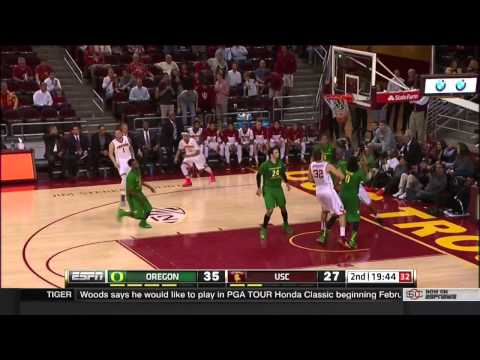 Men's Basketball: USC 75 , Oregon 80 - Highlights (2/11/15)