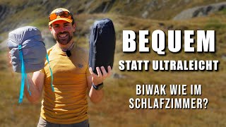 Bequem statt ultraleicht – die Vor- und Nachteile von komfortablen Schlafsäcken & Isomatten