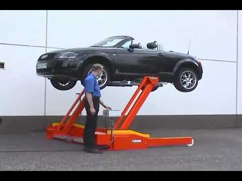 FHB 3000   3t   Mobile 2 Säulen Hebebühne, mobile 2 post lift  Finkbeiner Lifting Systems