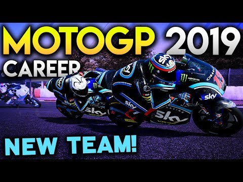 MotoGP 2019 Career Mode Part 4 - SIGNING FOR A NEW TEAM! (MotoGP 2019 Game Mod)