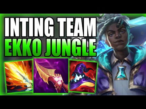 THIS IS HOW EKKO JUNGLE CAN EASILY SOLO CARRY AN INTING TEAM! - Gameplay Guide League of Legends