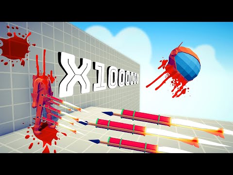 1.000.000 DAMAGE FIRE ARCHER 1 vs 1 TOURNAMENT - Totally Accurate Battle Simulator TABS